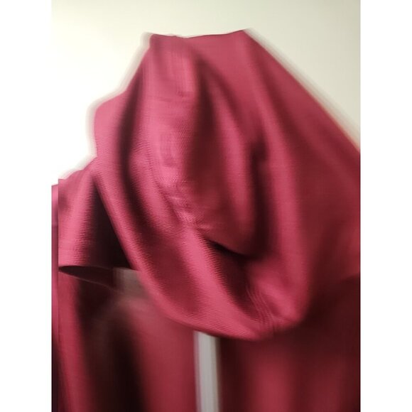 Harry Potter Hogwarts Women's Hooded Sweater Cape Maroon Red‎  Large Adult - Picture 7 of 9